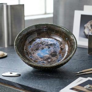 Handcrafted Ceramic Bowl / Textured Bowl