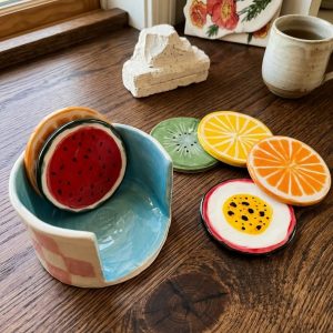 Custom Coffee Coaster Set
